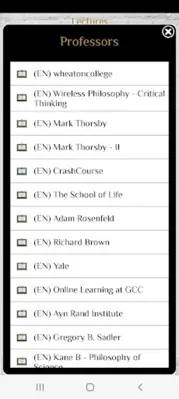 Philosophy - Lectures android App screenshot 5